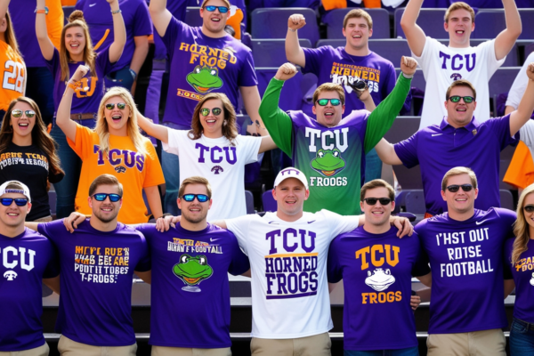 TCU Horned Frogs Football T-Shirts with Risque Sayings