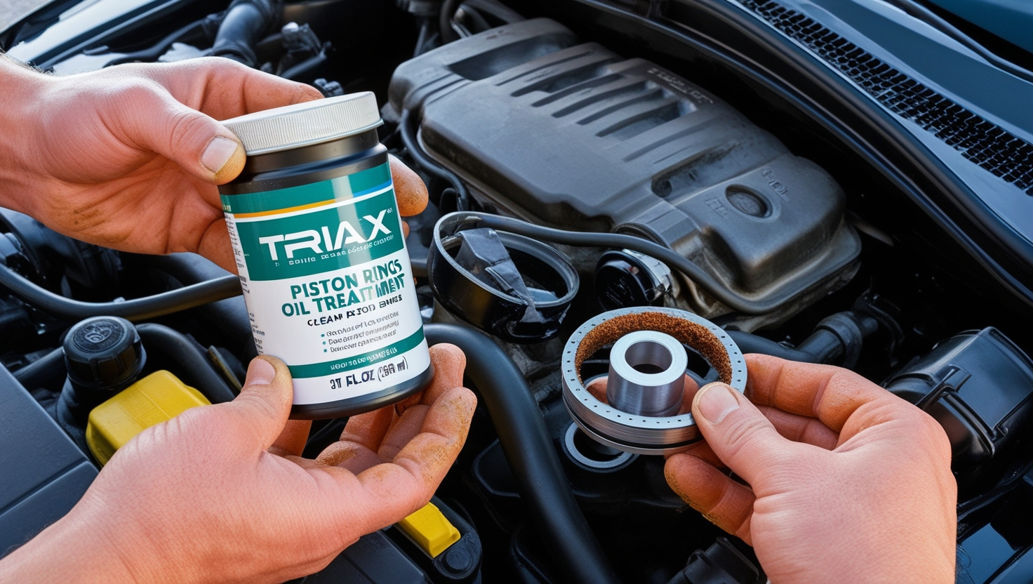 Does Triax Engine Oil Treatment Clean Piston Rings in Engine