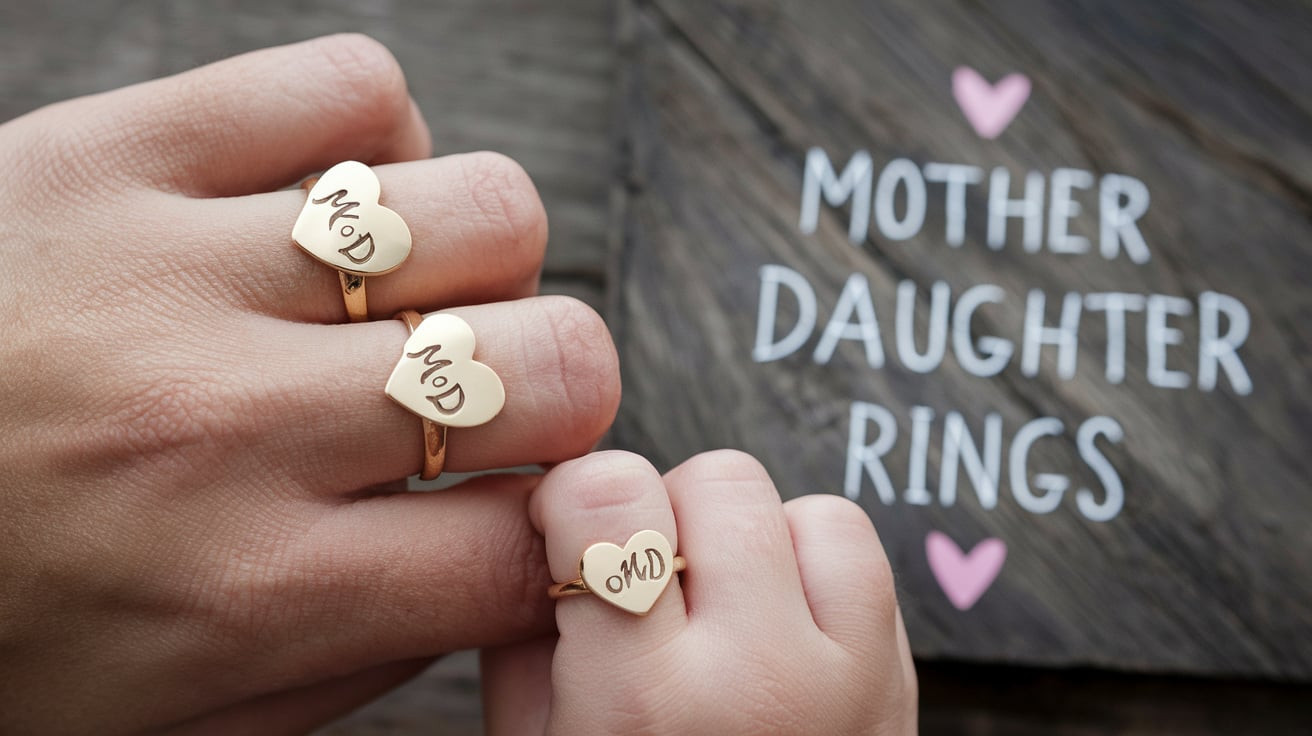 Mother Daughter Rings