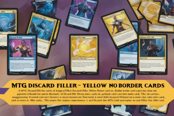 MTG Discard Filler Yellow No Border