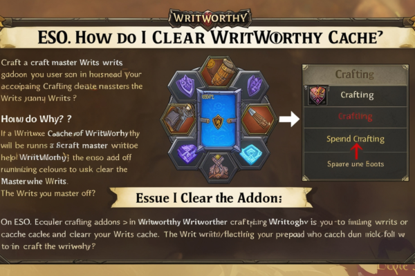 ESO How Do I Clear Writworthy Cache