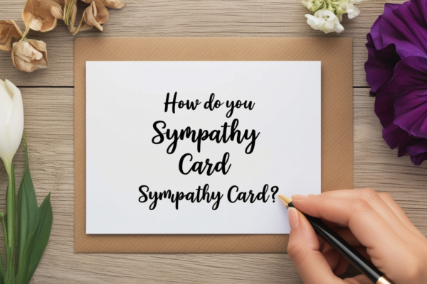 How Do You Sign a Sympathy Card