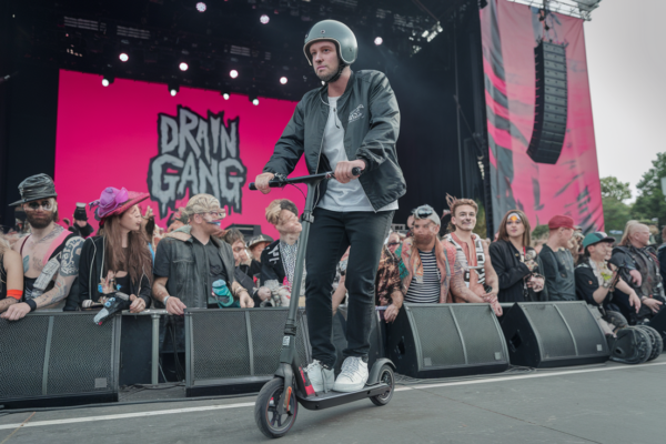 Mr Beast on Scooter at Drain Gang Concert