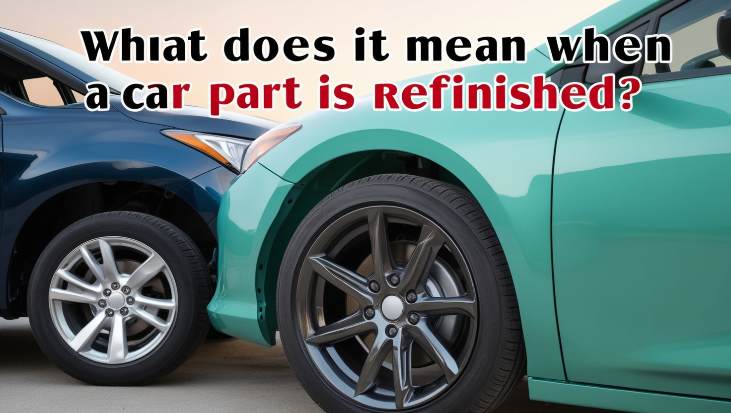 What Does It Mean When a Car Part Is Refinished