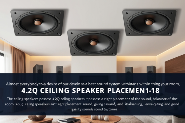 4 2.q ceiling speaker placemen1l8​