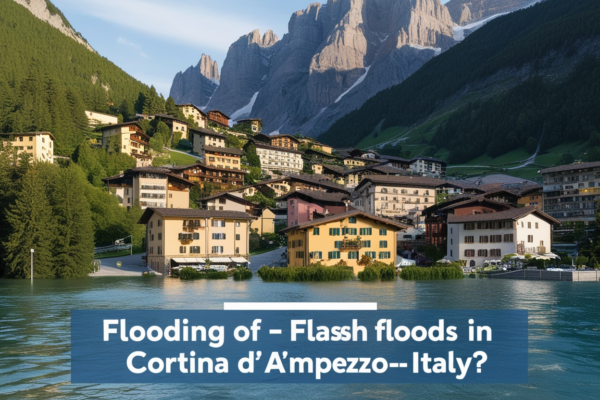 have there ever been flash floods in cortina d'ampezzo italy