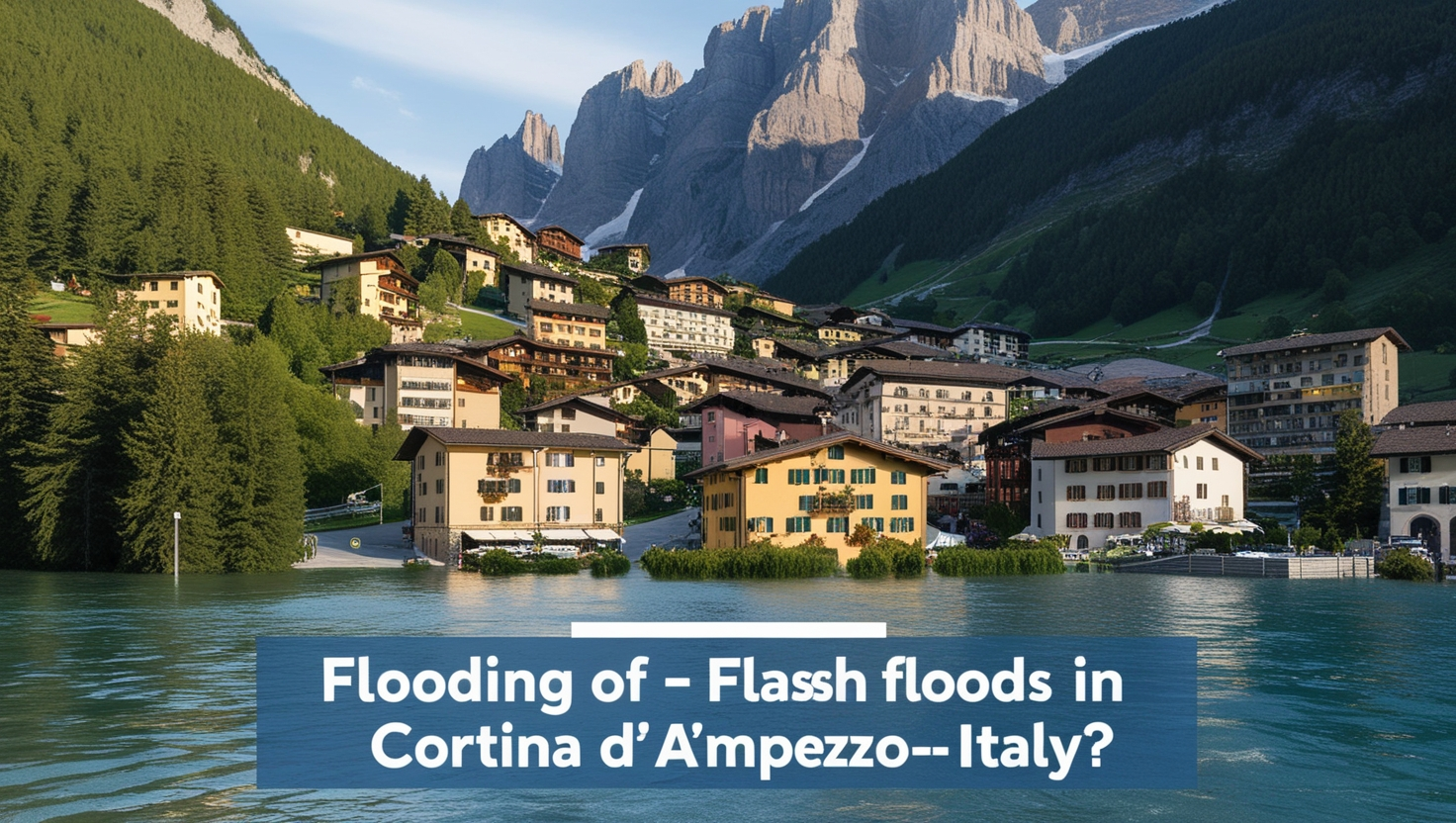 have there ever been flash floods in cortina d'ampezzo italy